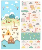 Игровой термо коврик 2-х сторонний Baby Home Textile EVA D-059 180х200х0.8см. Multicolor (146075)