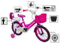 Велосипед дитячий 16 "Scale Sports" T15. Pink (ручні і дискові гальма) 417961691