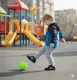 Детские черные кроссовки с липучкой для мальчика черного