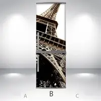 Наклейка на холодильник, Eiffel Башта, 180х60 см - Лицьова (В), з ламінуванням