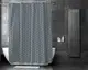 Штора для ванной GEO с кольцами 12 шт 180x180 PEVA