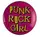 Значок "Punk Rock Girl"