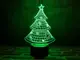 Детский ночник - светильник "Елочка" 3DTOYSLAMP