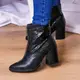 Ботинки женские Fashion Timo 2144 40 размер 25,5 см Черный