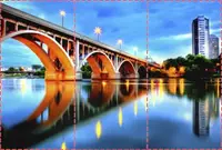 Фотошпалери текстуровані, вінілові Мости, 250х380 см, fo01inV_br00402