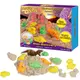 Кинетический песок для детей,набор "Dino Discovery",масса для лепки, для детского творчества с формочками