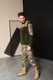 Кофта флисовая мужская военная тактическая с липучками под шевроны Мультикам Турция 7124 XXL хаки