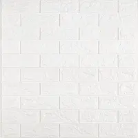 R001-2 Панель стеновая в рулоне 3D 700х3080х2мм Белый Кирпич SW-00002534