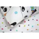 Постельное белье Lotus Home Perfect Ranforce - Love panda белый евро