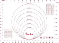 Силиконовый коврик 30х40 см Сon Brio СB-675-Red