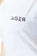 Футболка женская  Ager, цвет белый, 223R021