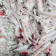Ткань плательная атлас шелк джуна молоко