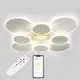 Потолочная LED люстра, светильник светодиодный Sunlight 5890/4+4