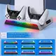 Док-станция iPega PS5 Slim RGB Lights Multi functional charge stand PG-P5S006
