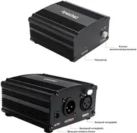Блок фантомного живлення Manchez HX-878 48В для конденсаторних мікрофонів