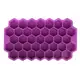 Силиконовая форма для льда CUMENSS Соты Purple емкость для хранения