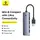 HUB адаптер Baseus UltraJoy Series 4-Port  HUB Lite |USB-A to USB3.0*4, 5Gbps,15cm|