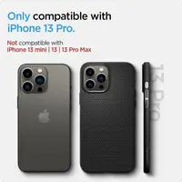 Чохол Spigen для iPhone 13 Pro (Пошкоджена упаковка) — Liquid Air, Matte Black (ACS03258)