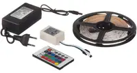 Лента светодиодная в силиконе на клейкой основе IP65 RGB 5050 - полный комплект 5 метров (95262)