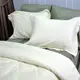 Постельное белье ДУЭТ MILK CHAMPAGNE/OLIVE Premium Сатин MERISET - Полуторный