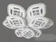 Потолочная светодиодная люстра с диммером 185W 6012/6+3 LED 3color dimmerдне