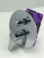 Трипозиційний прихований змішувач для ванни/душу (круглий) CM-11.R-300-01