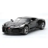 Модель машины Bugatti La Voiture Noire 1:32 — инерционная металлическая коллекционная машинка с подсветкой и звуком