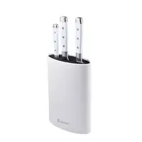 Набор ножей с подставкой Bergner Naturall BG-41051-WH 4 предмета