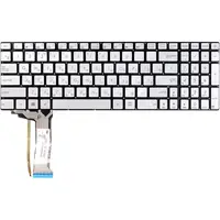 Клавіатура для ноутбука ASUS N551, N551JQ сріблястий, без фрейму