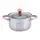 Кастрюля со стеклянной крышкой Kamille KM-4931 2 л 18 см