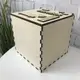 Большая оригинальная детская подарочная коробка из дерева