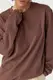 Однотонный базовый лонг oversize – коричневый цвет, ONE SIZE (есть размеры)