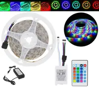 Лента светодиодная в силиконе (влагозащищенная) RGB 5050 - полный комплект 5 метров (2032)