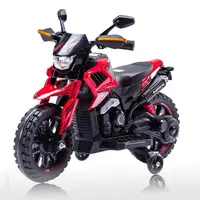 Детский мотоцикл электрический JOY KT-555 двигатель 35W аккумулятор 2*6V4Ah. Black and Red (177335)