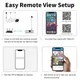 Комплект WiFi видеонаблюдения Anran 2сh 3MP K04J20-DW18-P с поворотными камерами