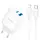 Адаптер сетевой HOCO Type-C to Lightning Cable Stage dual port charger set C105A |1USB/1Type-C, 20W/3A, PD/QC|