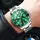 Часы наручные Olevs 5885 Green Gray