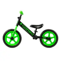 Велобіг 12" Corso Sprint, сталева рама, підставка для ніг. Green (144045)