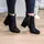 Ботильоны женские Fashion Crow 3243 40 размер 25,5 см Черный
