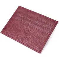 Практичний кард-кейс із натуральної шкіри ST Leather 22446 Бордовий