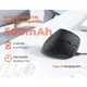 Мышь MEETION 2.4G+Bluetooth Office Vertical Mouse BTM008 |800-1200-1600-2400dpi, 400h, Type-C charging|