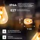 Ретро гирлянда уличная 10 LED лампочек 5 метров S141