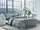 Турецкое Постельное белье TAC Savion Petrol Сатин 200х220см