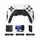 Бездротовий геймпад GAMINJA P48 для PS4 PS3 PC зручний геймпад з Bluetooth для комфортної гри
