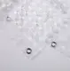 Шторка для ванной комнаты Bathlux 180 x 180 см люкс качество с водоотталкивающим покрытием, Прозрачная
