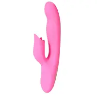 Вибратор с клиторальным язычком Pearl Licking vibrator 10 режимов вибрации 10 режимов язычковой вибр