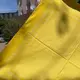 Бандана с узором Горошек 10556 55х55 см желтая
