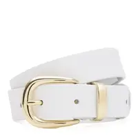 Женский кожаный ремень Borsa Leather 110g1genw155-white