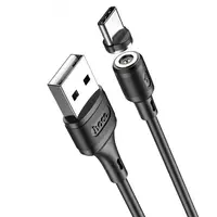 Кабель магнітний USB на Type-C USB HOCO X52 Sereno для заряджання Чорний