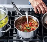 Ківш з кришкою KitchenAid MSS СС003258-001 20 см 3.1 л сріблястий